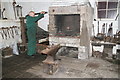 SK3156 : Cromford and High Peak Railway workshops - forge by Chris Allen