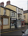 SO2508 : Two temporarily closed barber shops, Broad Street, Blaenavon by Jaggery