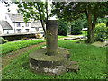 SE2130 : Column in St James's churchyard, Tong by Stephen Craven