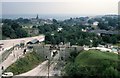 SK3455 : Crich tramway museum from the air, 1986  1 by Alan Murray-Rust