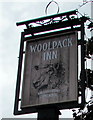 SO8005 : Woolpack Inn name sign, Stonehouse by Jaggery