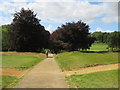 SP3627 : Path through Heythrop Park, near Chipping Norton by Malc McDonald