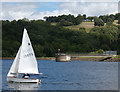 SO7778 : Sailing boat on Trimpley Reservoir by Mat Fascione