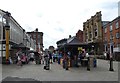 SJ8990 : Stockport Market Place by Gerald England