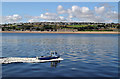 NU0152 : A small boat on the Tweed Estuary by Walter Baxter