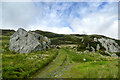 SH7266 : Track to Melynllyn reservoir by Andy Waddington