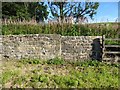 NY6963 : Roadside Wall near East Lodge by Adrian Taylor