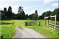 SO6554 : Entrance to Riverside Walk (Promenade d'Athis), Bromyard, Herefs by P L Chadwick