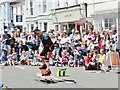 SU5832 : Alresford Watercress Festival - Street Performer by Colin Smith