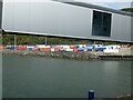 NX0569 : Lorry park at Cairnryan by Gerald England