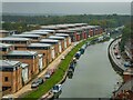 SK9671 : Fossdyke Navigation from Hayes Wharf, Lincoln by Oliver Mills