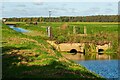 SK9571 : A sluice bridge near Boultham Mere Nature Reserve, Lincoln by Oliver Mills