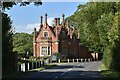 TM1857 : Main Lodge, Helmingham Hall by Simon Mortimer