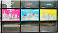 SJ8497 : 50 Windows of Creativity #46, Manchester Skylines by David Dixon