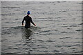 TQ8485 : Swimmer at Leigh-on-Sea by Christine Matthews