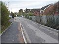 SO8755 : Newly widened access road, Worcester by Chris Allen