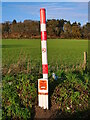 TG2928 : New gas line marker by David Pashley