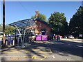 SP2865 : Bike rack and wheelie bins, Warwick station by Robin Stott