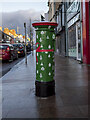 J5081 : Festive postbox, Bangor by Rossographer