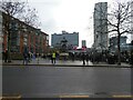 SJ8498 : Protestors at  Piccadilly Gardens by Gerald England