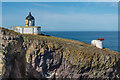 NT9169 : St Abb's Head Lighthouse and foghorn by Ian Capper