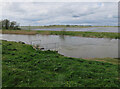 TL4885 : Water entering New Bedford River by Hugh Venables