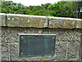 NJ9409 : Plaque on the Brig O'Balgownie by Stephen Craven