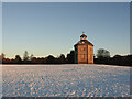 NS5674 : Doocot in the Snow by Mags49