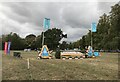 SP4515 : Cross-country fence 1 at Blenheim Horse Trials by Jonathan Hutchins