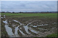 TM3965 : Looking south off Lowes Hill towards Saxmundham by Christopher Hilton