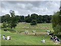 ST8899 : Spectators at the cross-country course, Gatcombe by Jonathan Hutchins