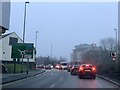 SJ8445 : Rush-hour fog in Newcastle-under-Lyme by Jonathan Hutchins