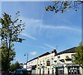 SJ9494 : Contrails over Market Place by Gerald England