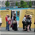 SJ8397 : A Queue for the Tram by Gerald England