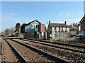 NY4754 : Corby Gates Signal Box by Adrian Taylor