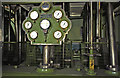 TA0434 : Cottingham Pumping Station - steam engine, gauge board by Chris Allen