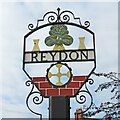 TM5077 : Reydon village sign by Adrian S Pye