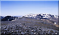 NN5076 : Rocks and stones at summit area of Carn Dearg by Trevor Littlewood