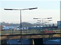 SJ9495 : Over the M60 motorway by Gerald England