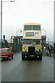 SJ2990 : Former Wallasey bus on Penny Bridge -1973 by Alan Murray-Rust