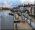 SO7875 : Flood barriers on Severn Side South, Bewdley by Mat Fascione