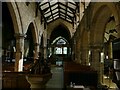 SE1942 : St Oswald's church, Guiseley - south nave by Stephen Craven