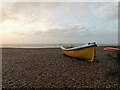 TQ6200 : Boat on Eastbourne Beach by PAUL FARMER