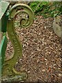 SE2737 : Benches in The Hollies - detail by Stephen Craven