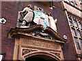 SP0784 : Detail of Moseley Road Baths, Balsall Heath by A J Paxton