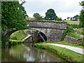 SJ9553 : Hazelhurst Lock Bridge west of Denford, Staffordshire by Roger  D Kidd