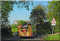 SX8763 : Fire engine, Occombe by Derek Harper