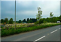 SE1227 : Storage area alongside the A644, Shelf by Humphrey Bolton