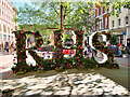 SJ8398 : Manchester Flower Show, RHS Display in St Ann's Square by David Dixon