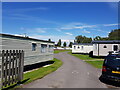 SZ9099 : Copthorne Caravan Park, off Hewart's Lane, Rose Green by Jeff Gogarty